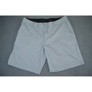 Nike Essential Plaid Golfs Short Size 42 Standard Fit DA2889-012 Gray Black